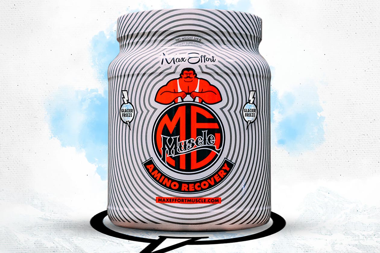 glacier freeze max effort amino recovery