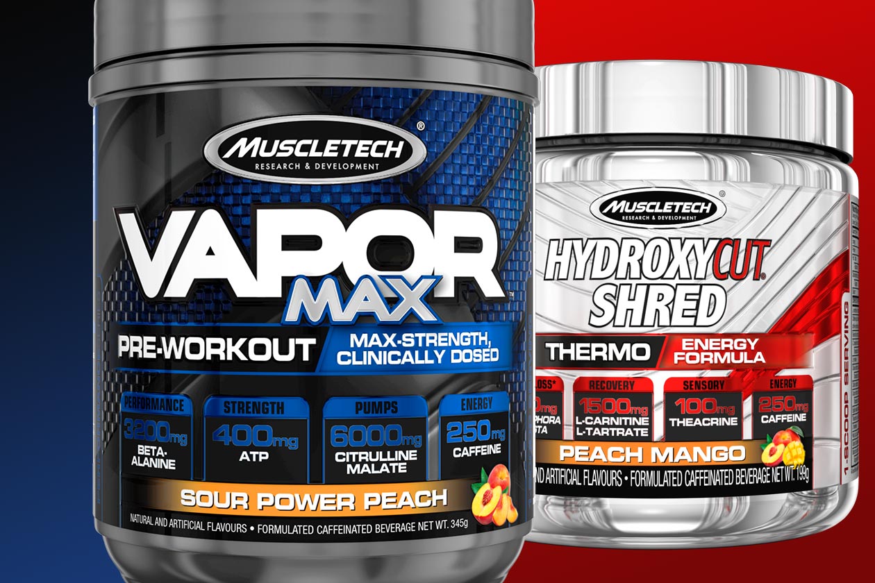 muscletech vapor max hydroxycut shred