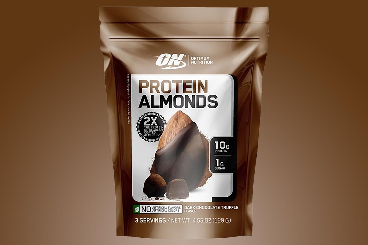 optimum nutrition protein almonds