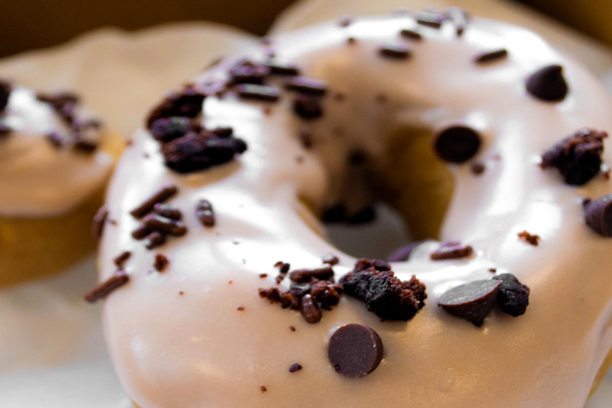 triple chocolate dough bar doughnut