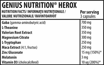 genius nutrition herox