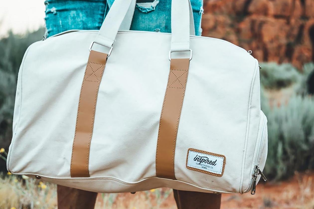 inspired weekender bag