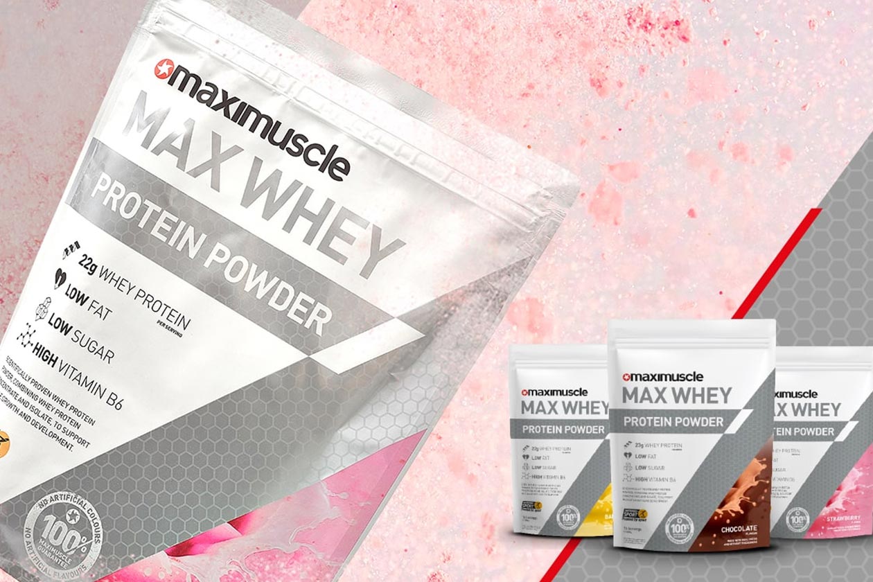 maximuscle max whey