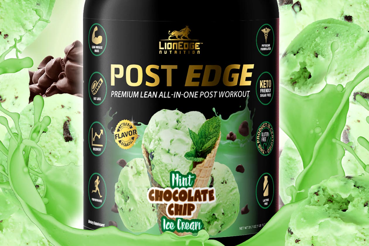 mint chocolate chip ice cream post edge