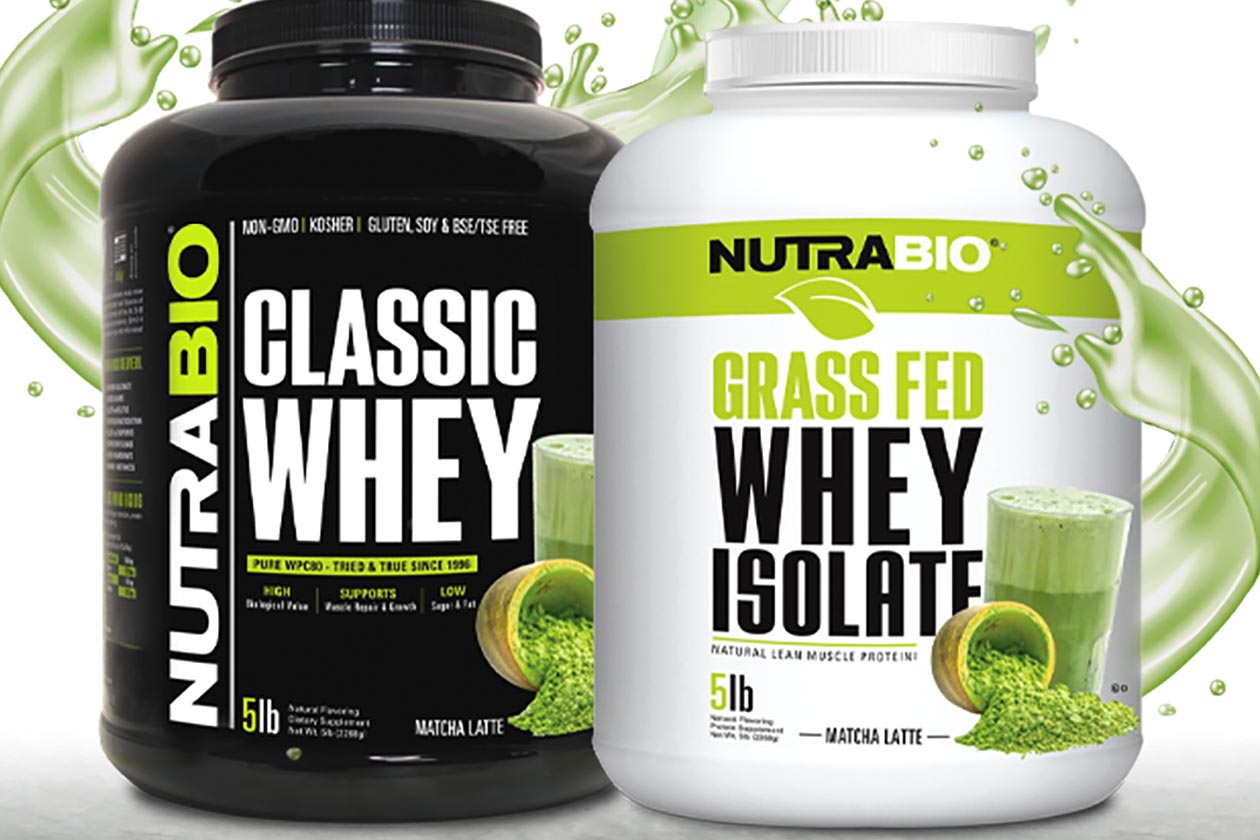 nutrabio matcha latte classic whey