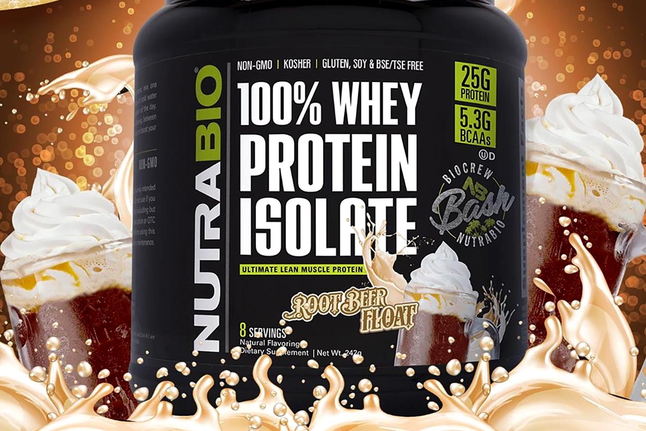nutrabio root beer float whey isolate