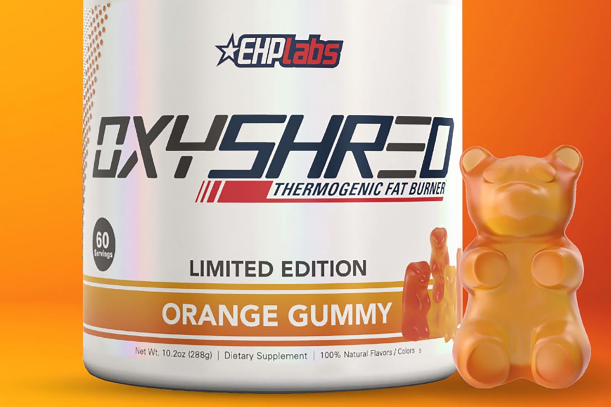 limited edition orange gummy oxyshred