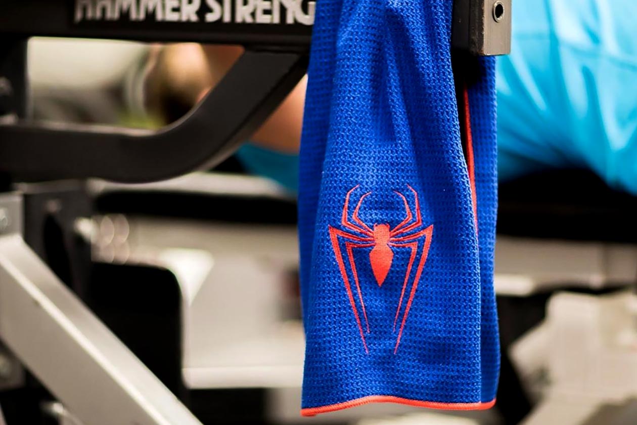 performa spider-man gym towel
