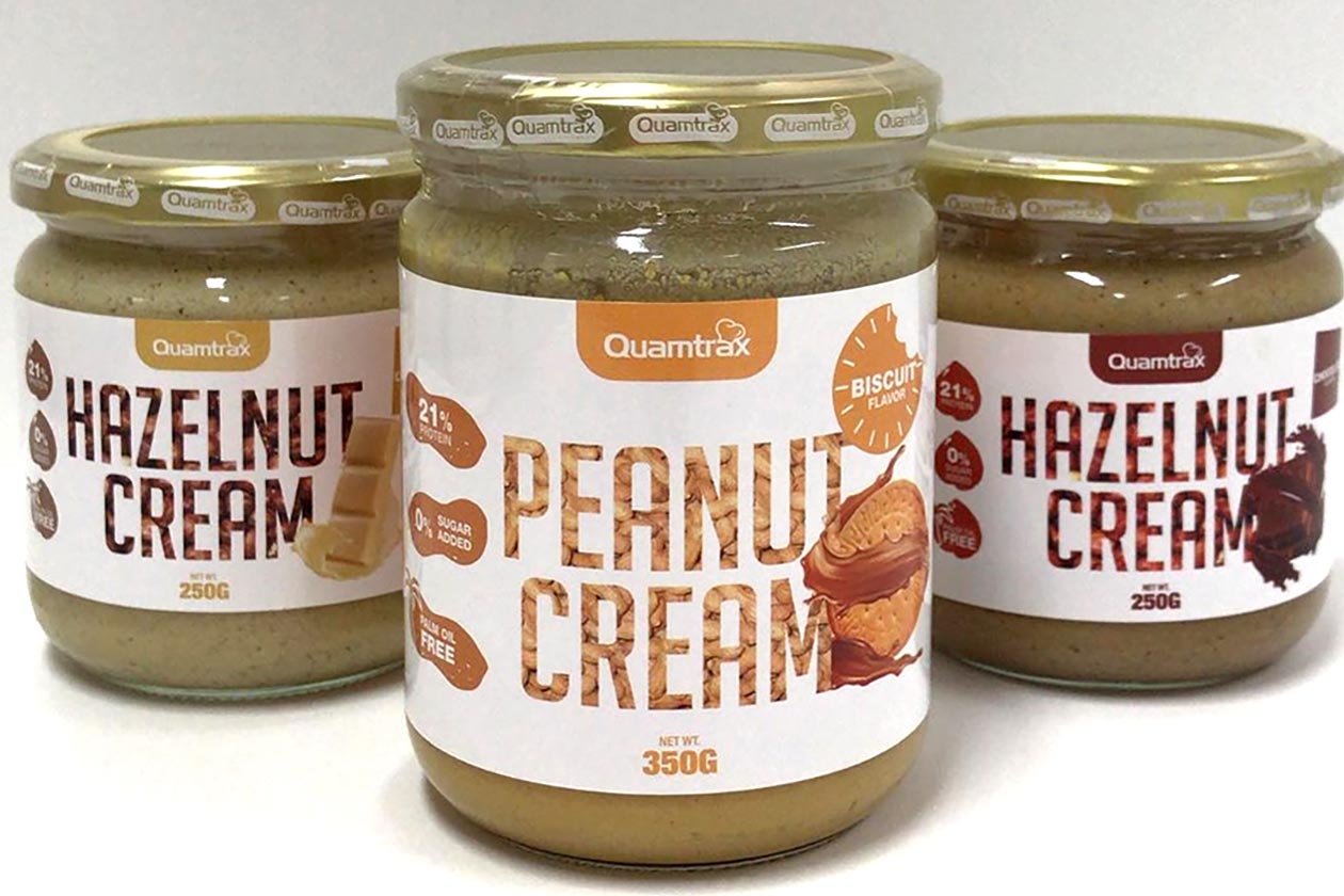 quamtrax peanut and hazelnut cream