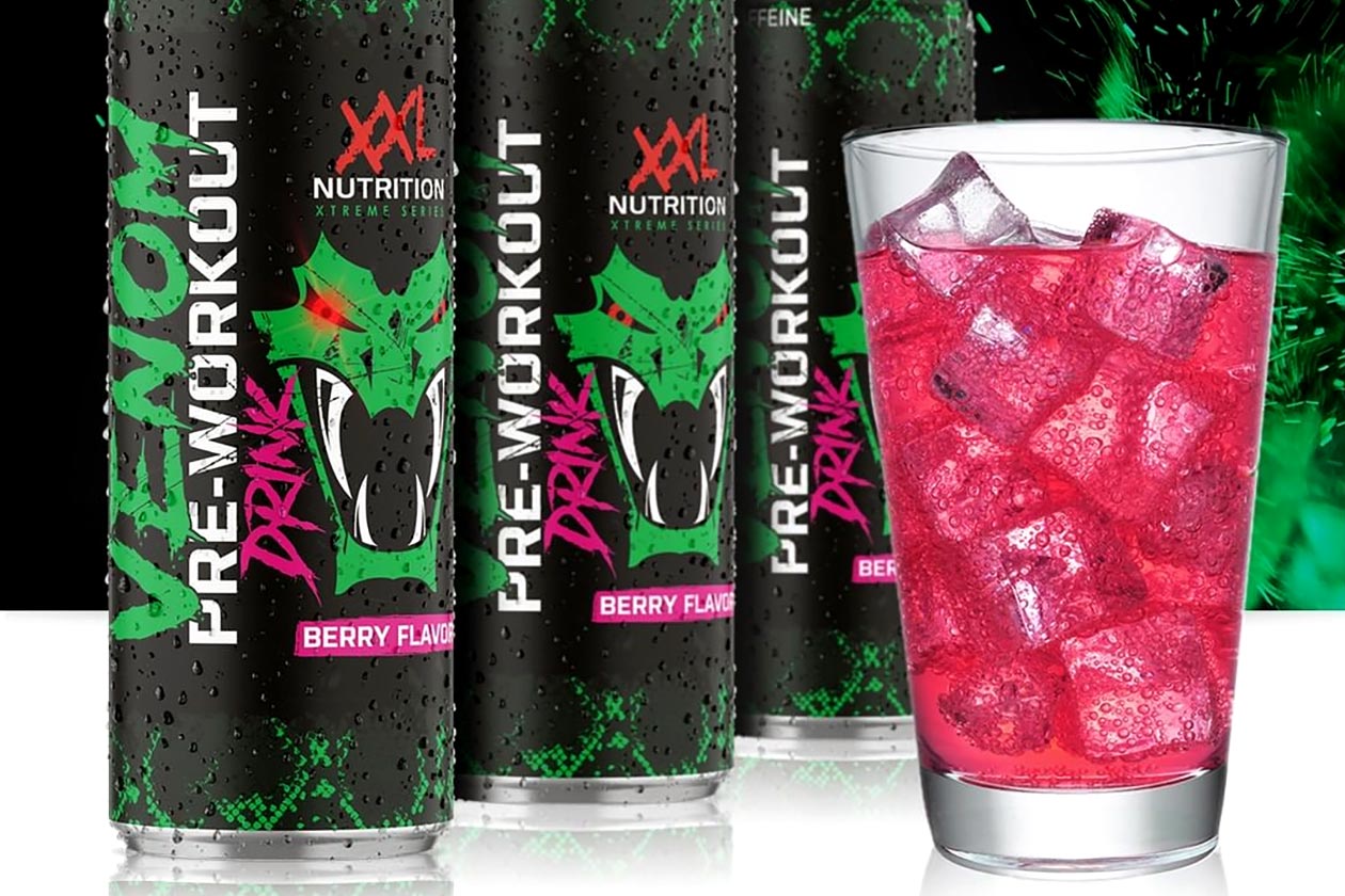 xxl nutrition venom pre-workout drink