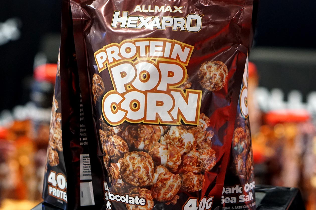 allmax protein popcorn review