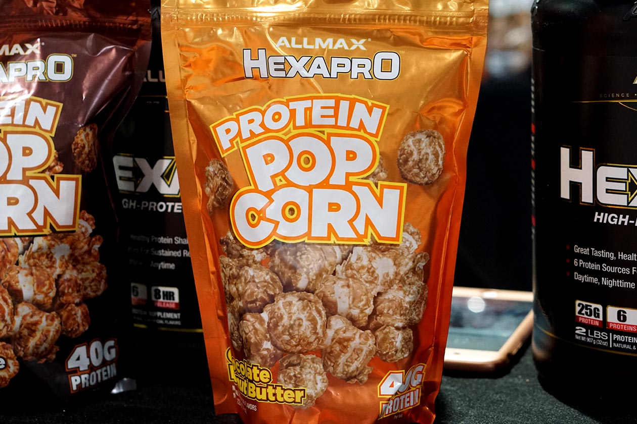allmax protein popcorn review