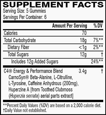 c4 energy gummies