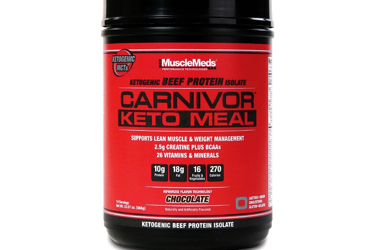 musclemeds carnivor keto meal