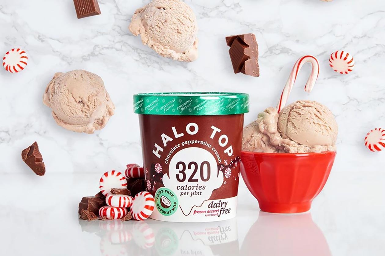 chocolate peppermint crunch dairy free halo top
