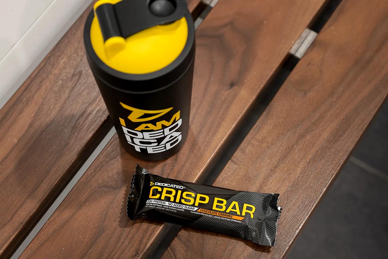dedicated nutrition crisp bar