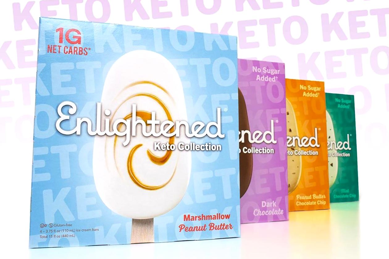 enlightened keto ice cream bars