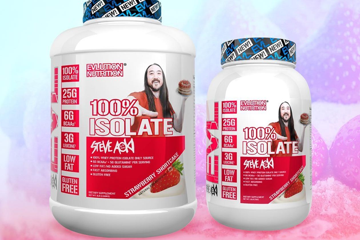 evl steve aoki strawberry shortcake isolate protein