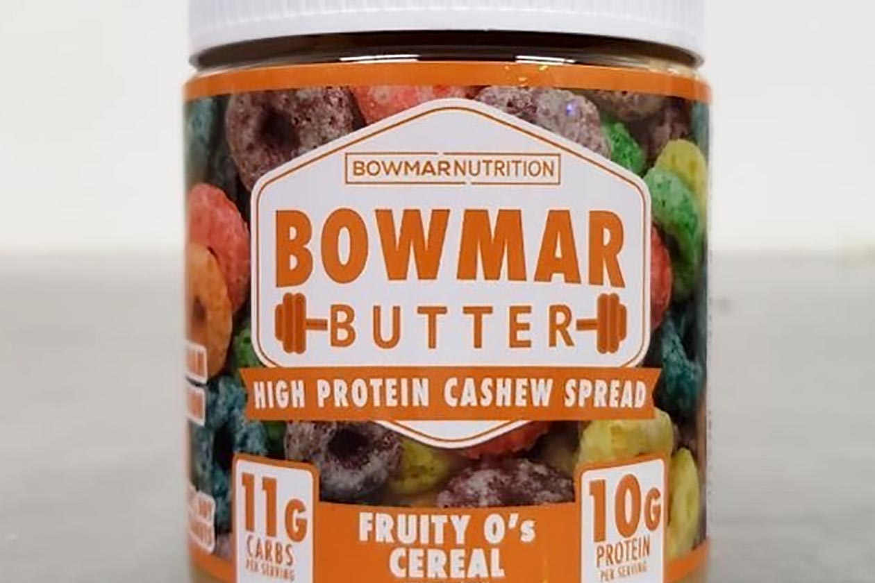 fruity os cereal bowmar butter