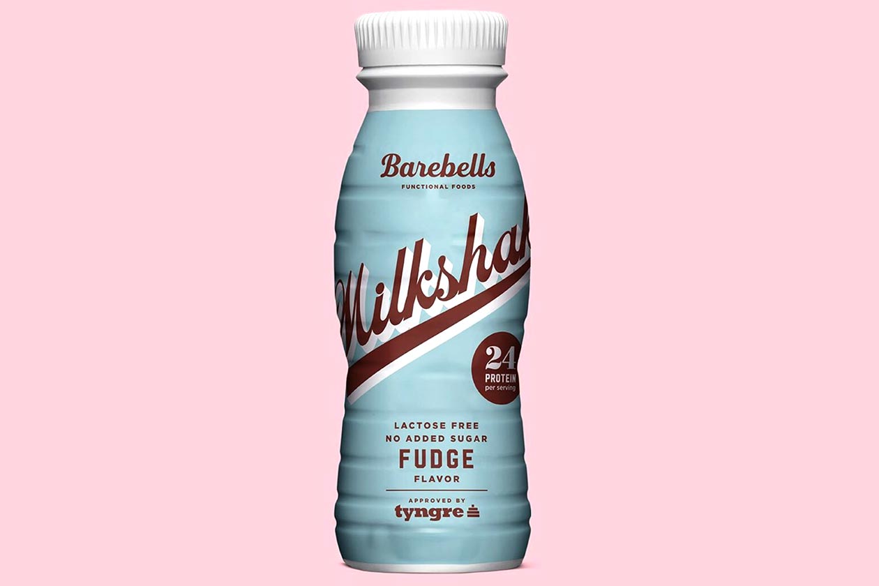 fudge barebells milkshake