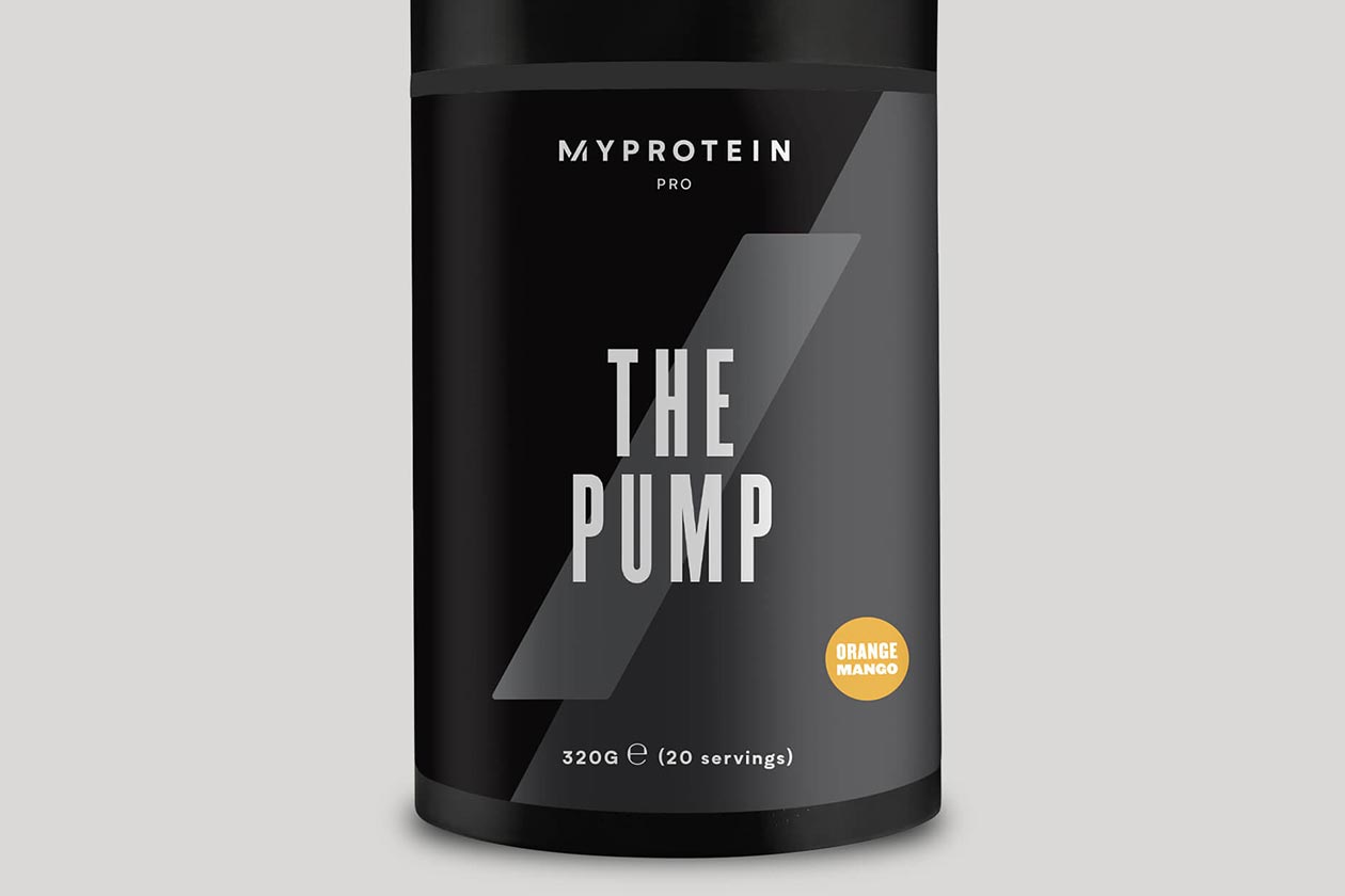myprotein the pump