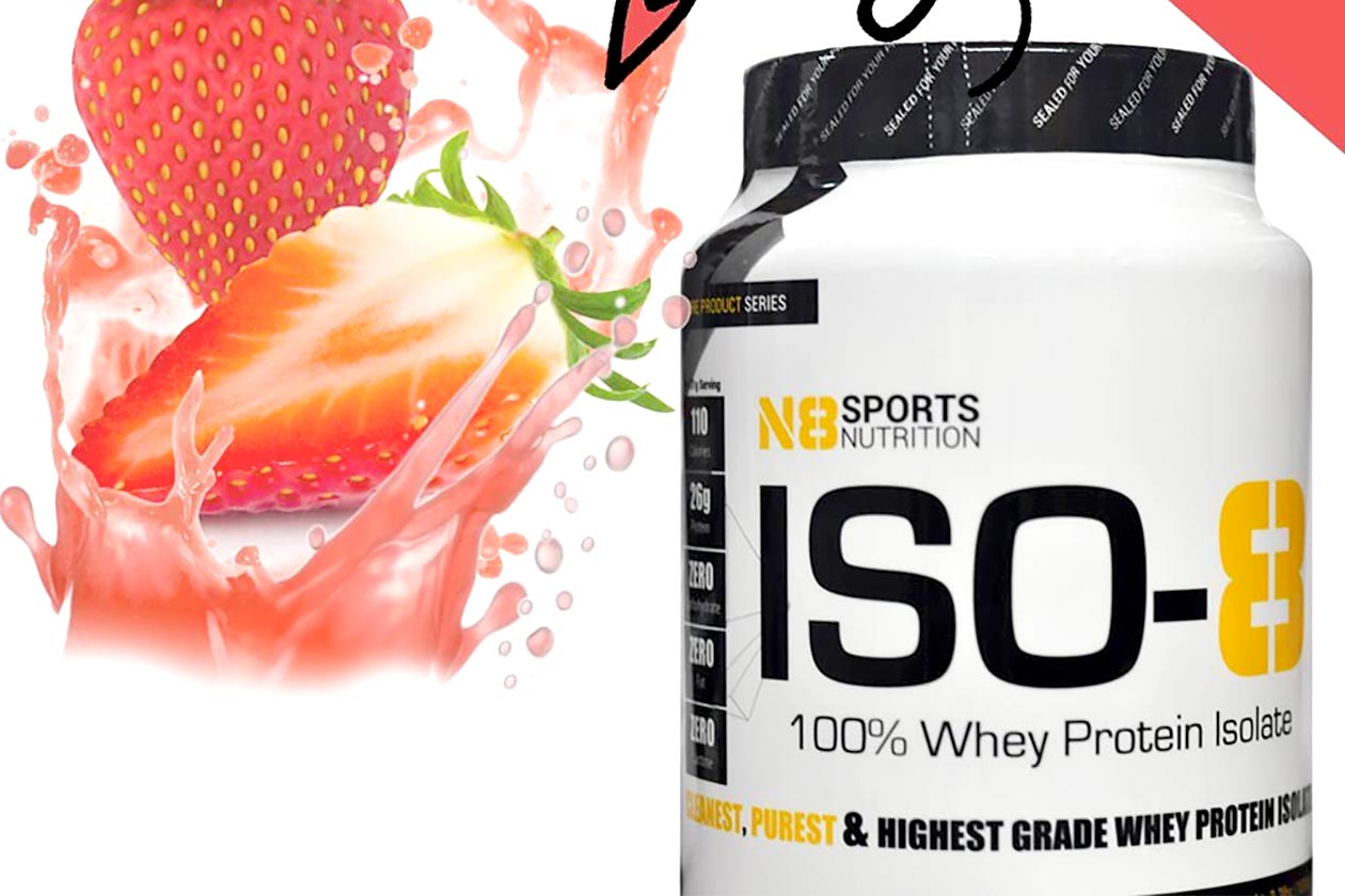 n8 sports strawberry iso 8 protein