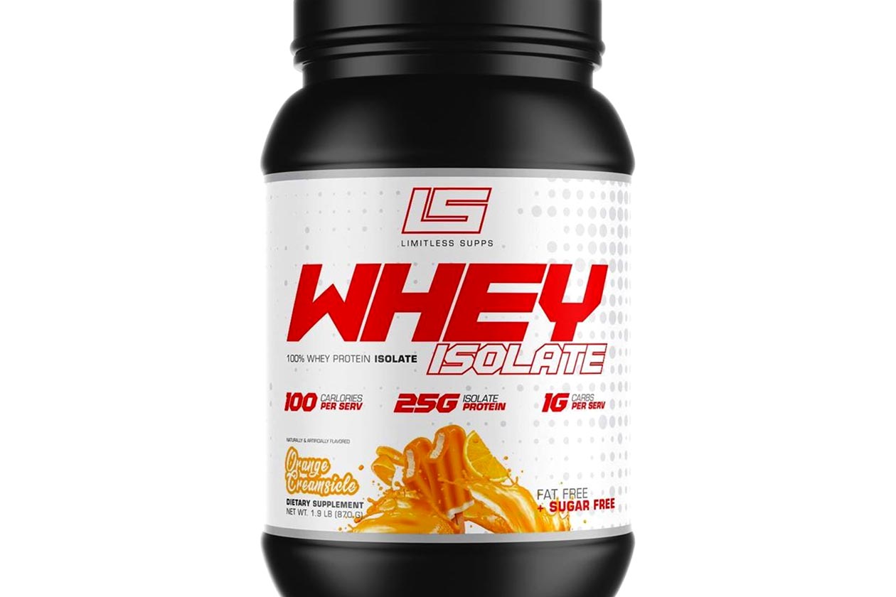 orange creamsicle limitless whey isolate