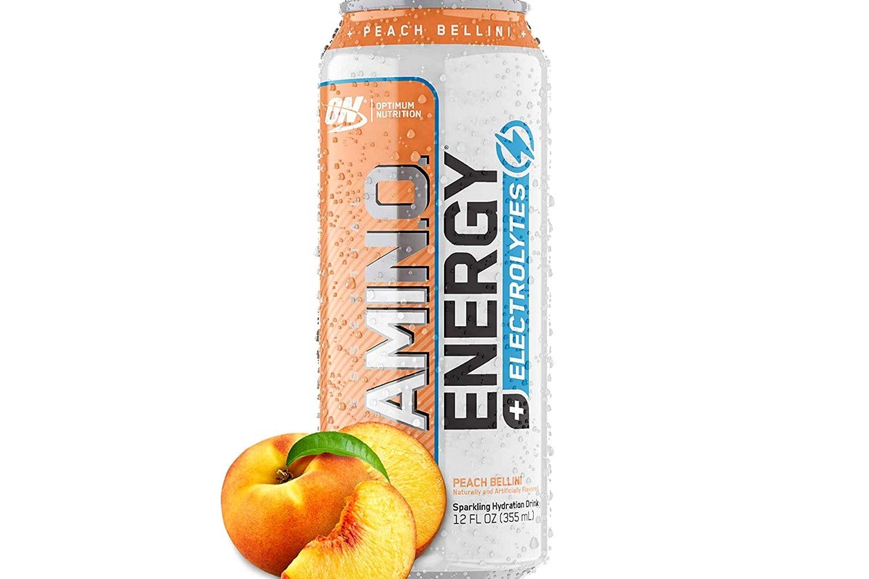 peach bellini amino energy drink