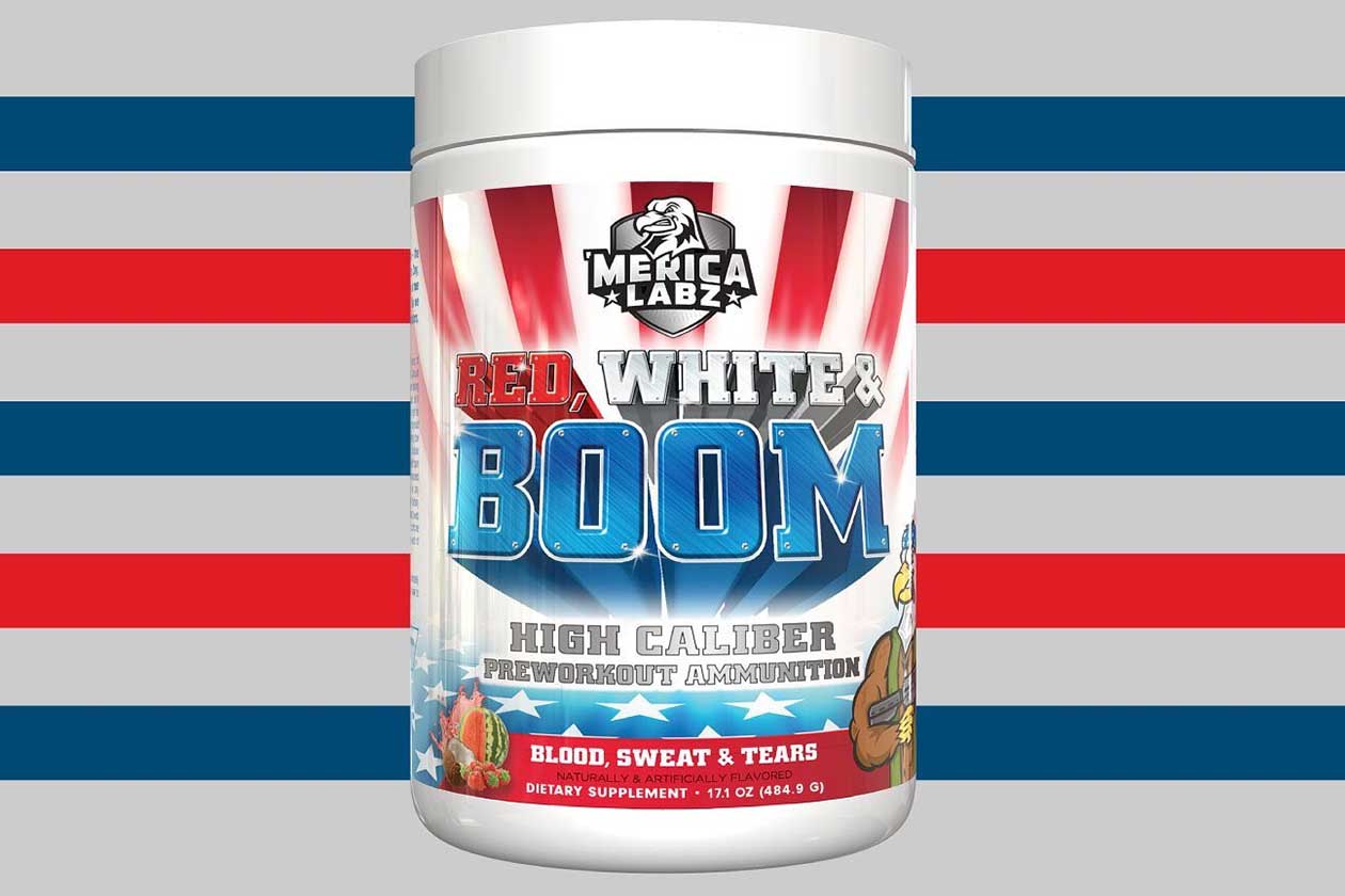red white boom pre-workout