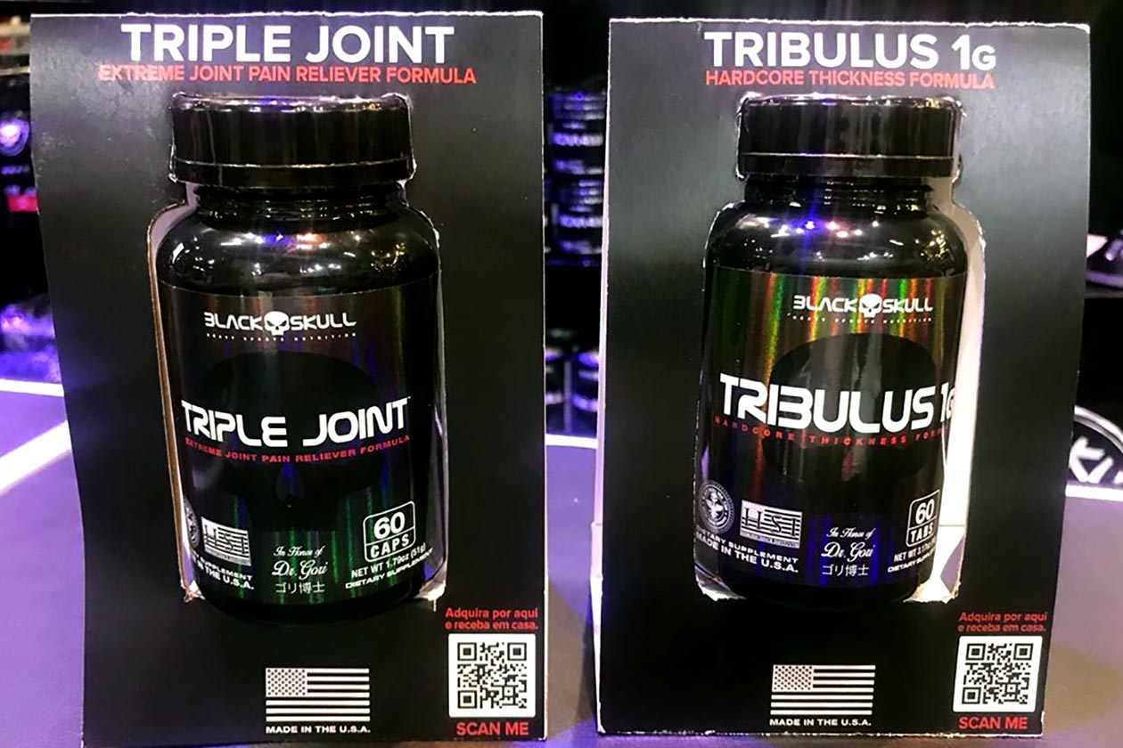 black skull triple joint and tribulus