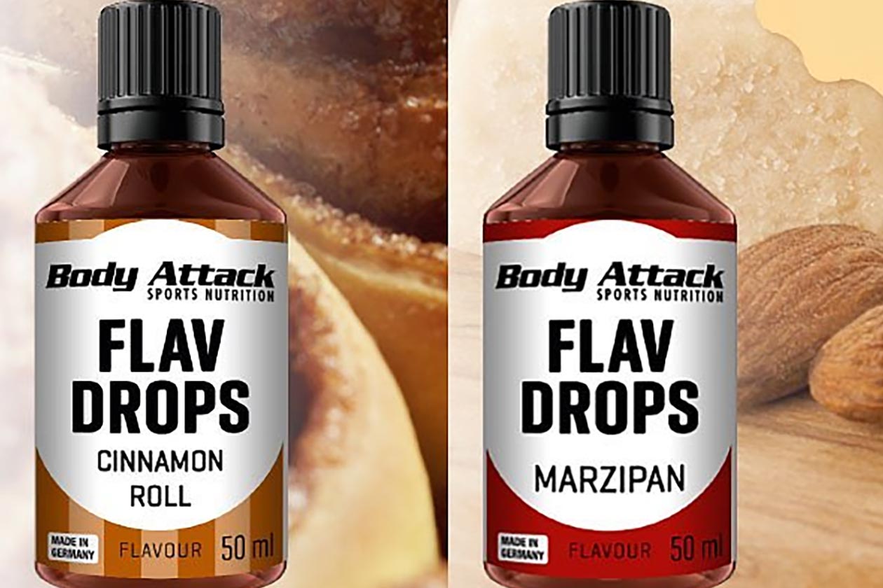 body attack flavor drops