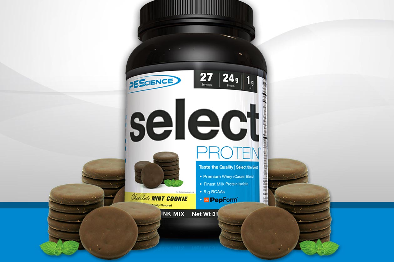 chocolate mint cookie pescience select protein