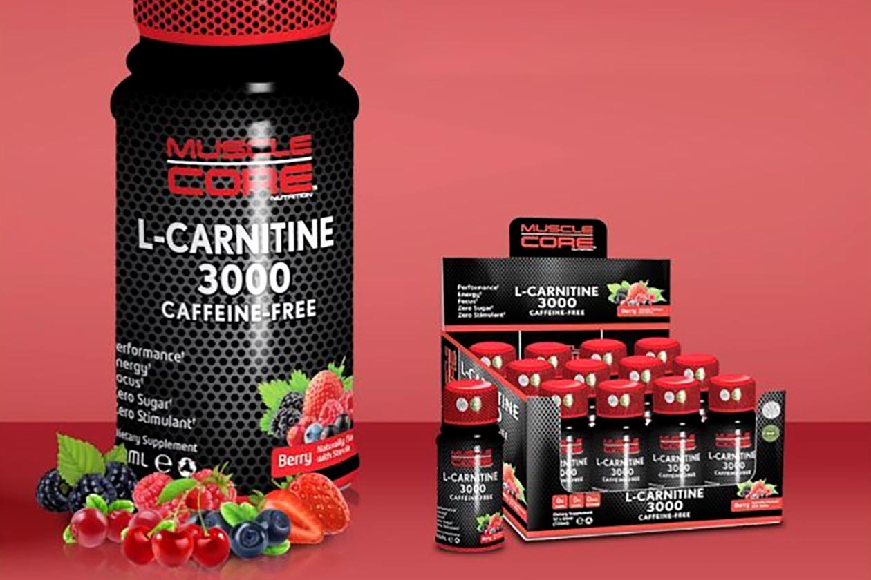 muscle core carnitine 3000 shot