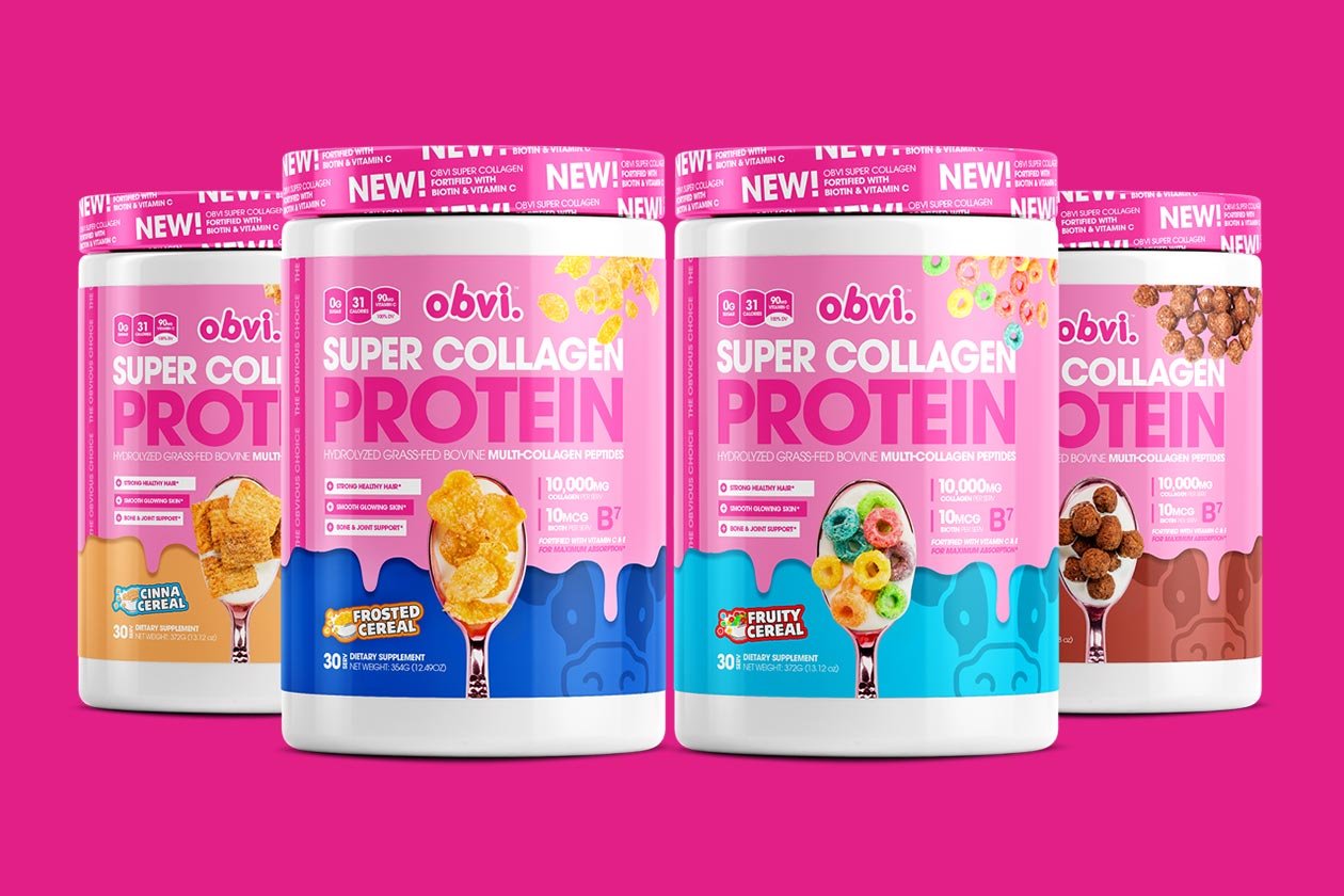 obvi frosted cereal super collagen protein