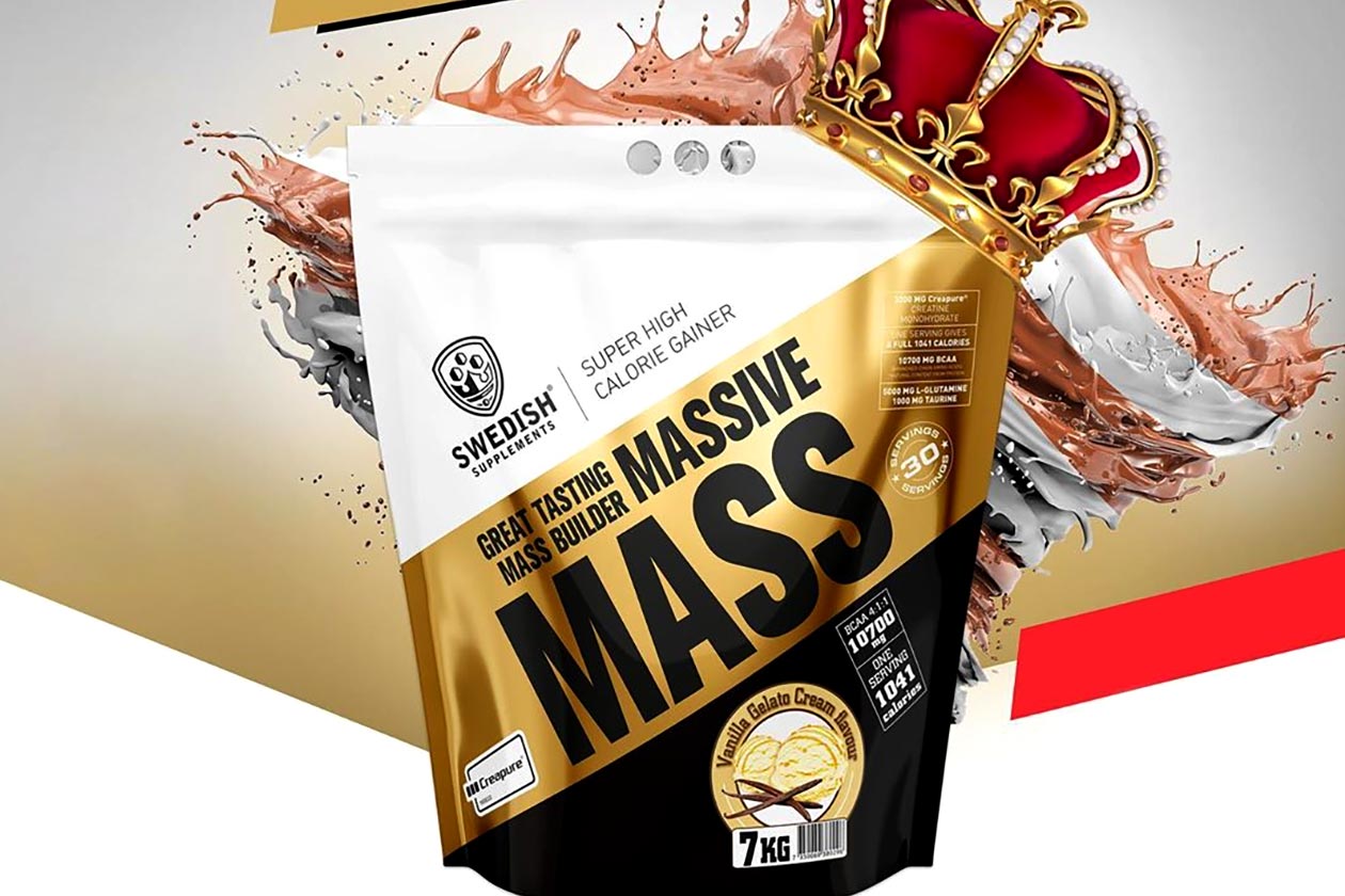 Swedish Supplements Massive Gainer gets a new look for 2019