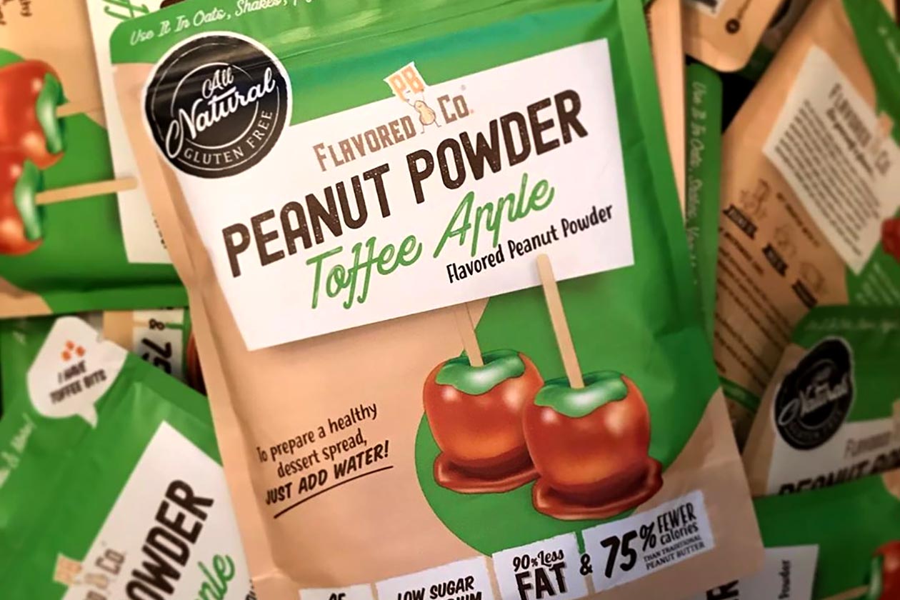 toffee apple peanut powder