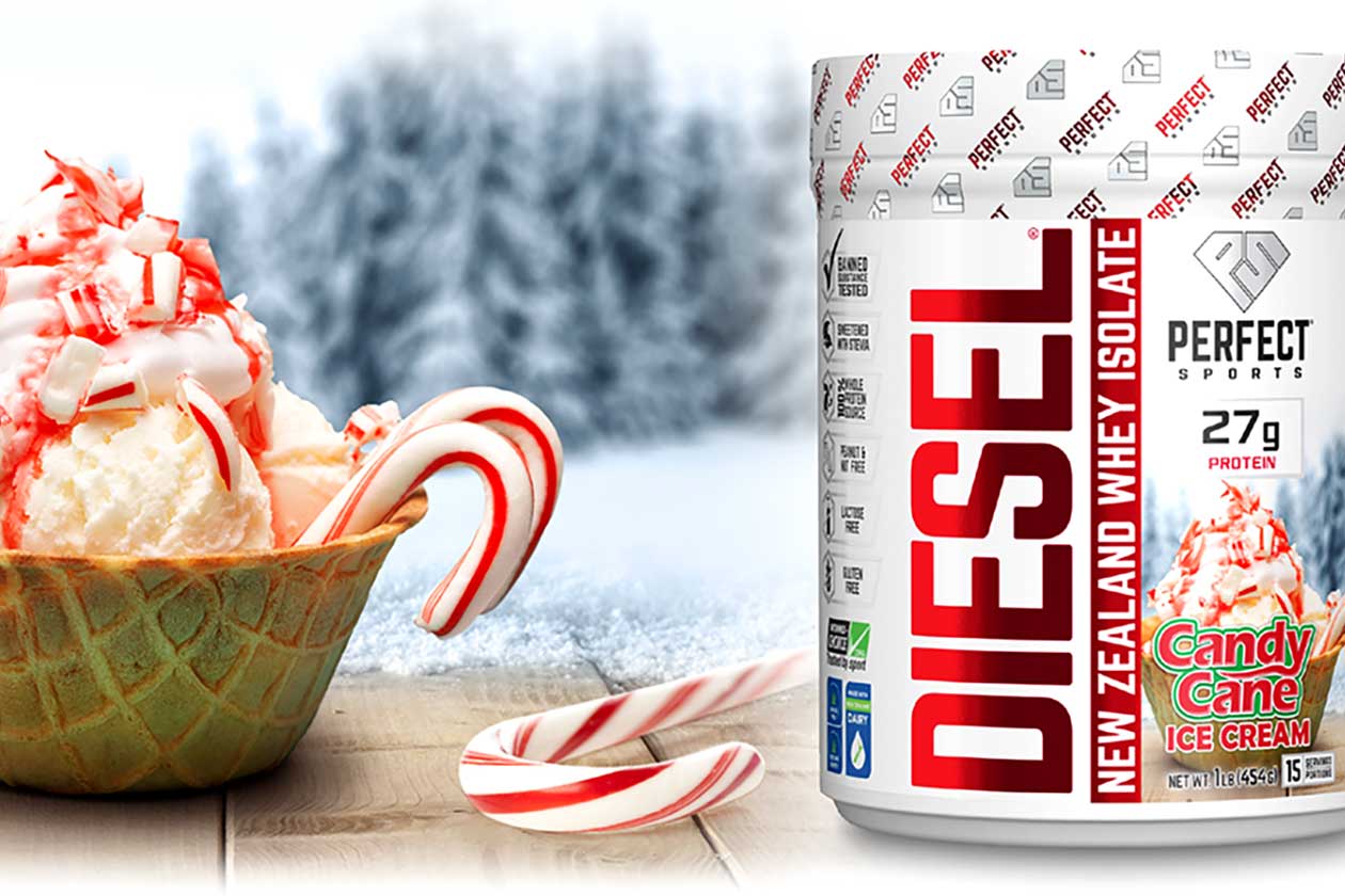 candy cane ice cream diesel protein powder