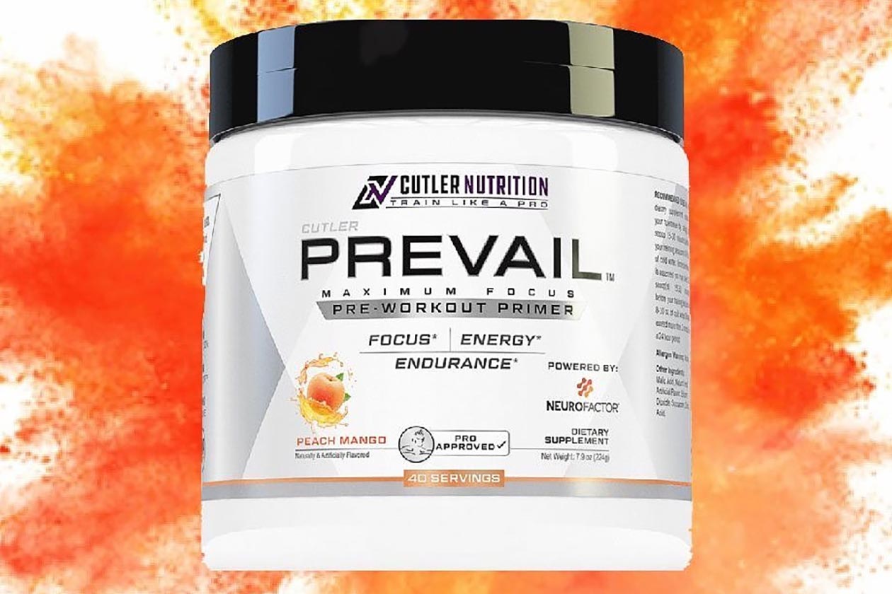 cutler nutrition peach mango prevail