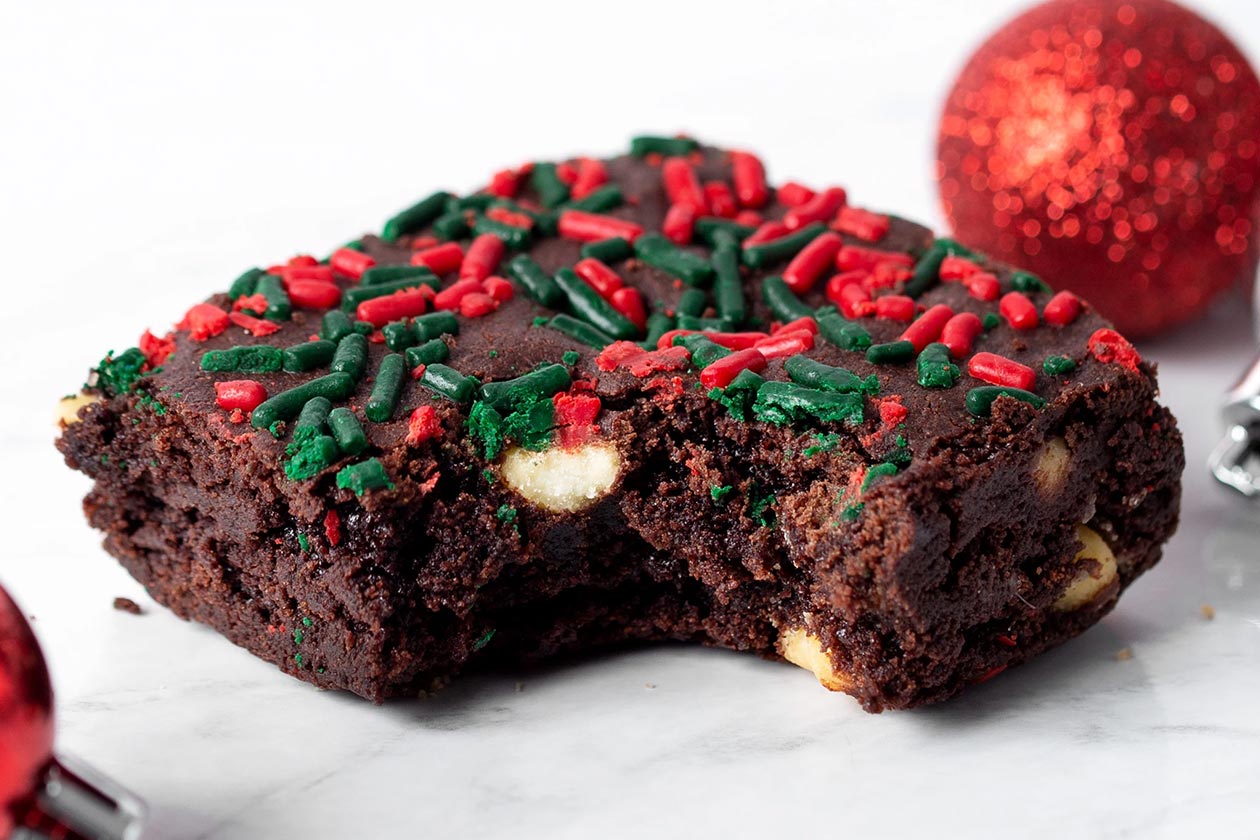 eat me holiday cheer brownie