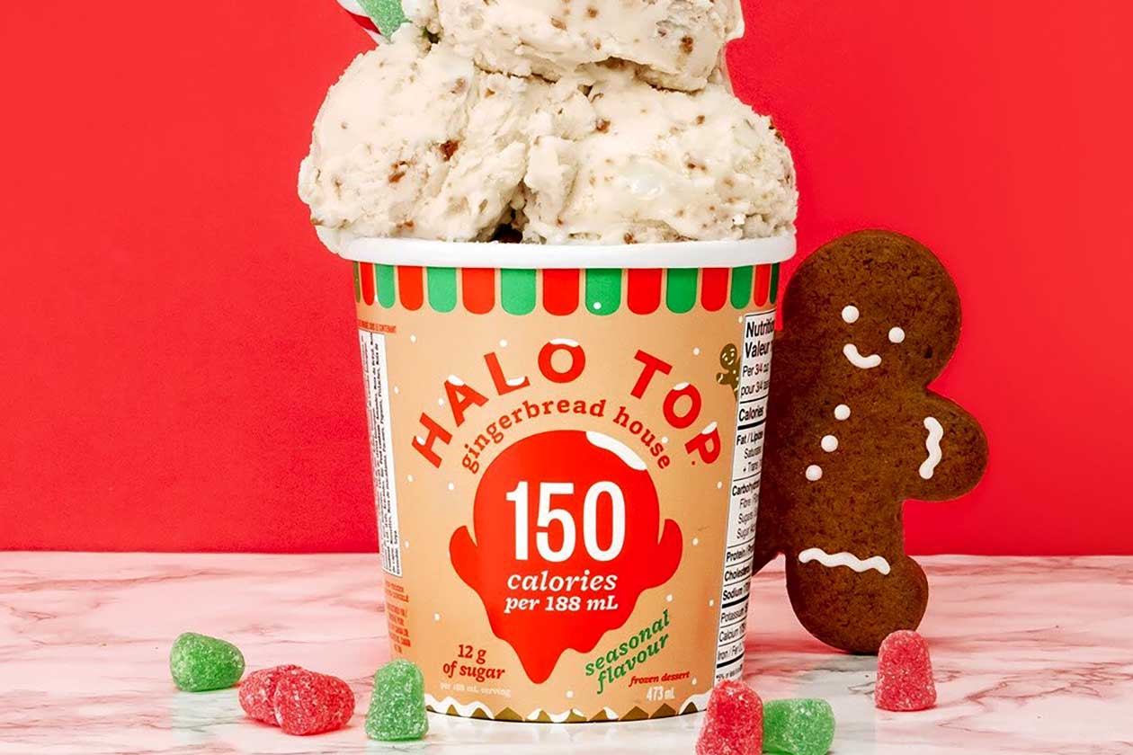 gingerbread house halo top