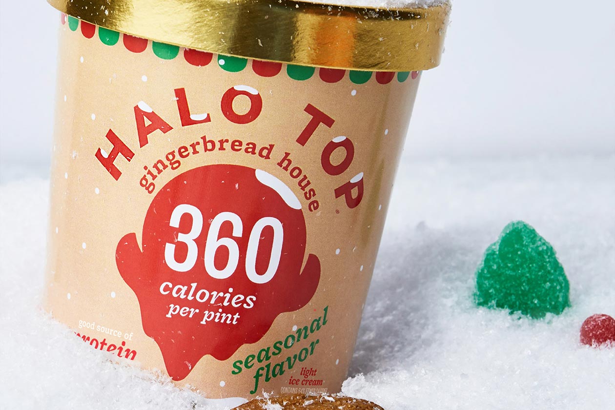 gingerbread house halo top