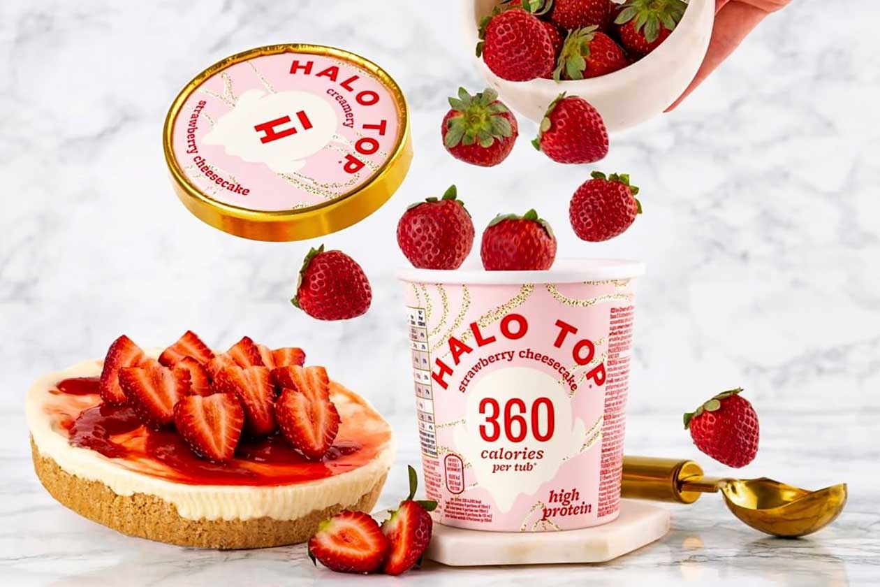 halo top strawberry cheesecake ice cream