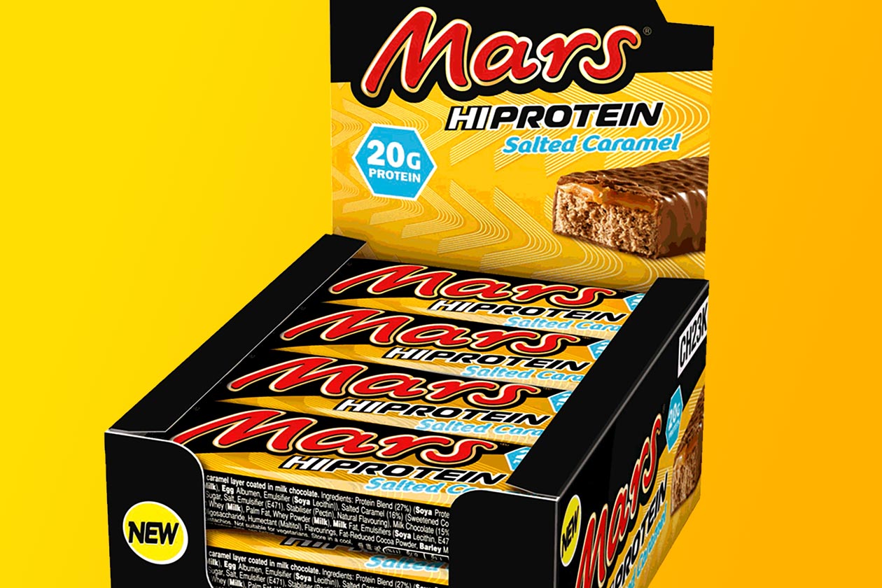 salted caramel mars hiprotein bar