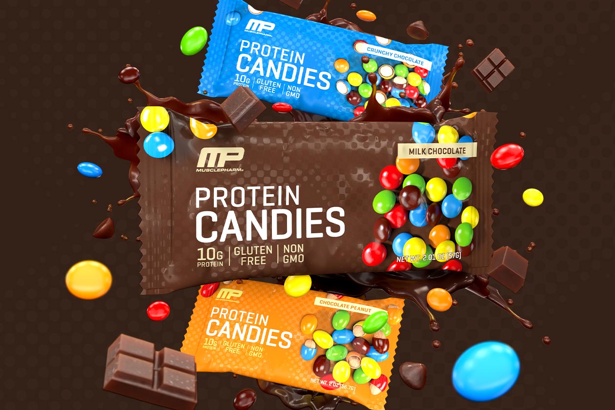 musclepharm protein candies crunchy and peanut butter