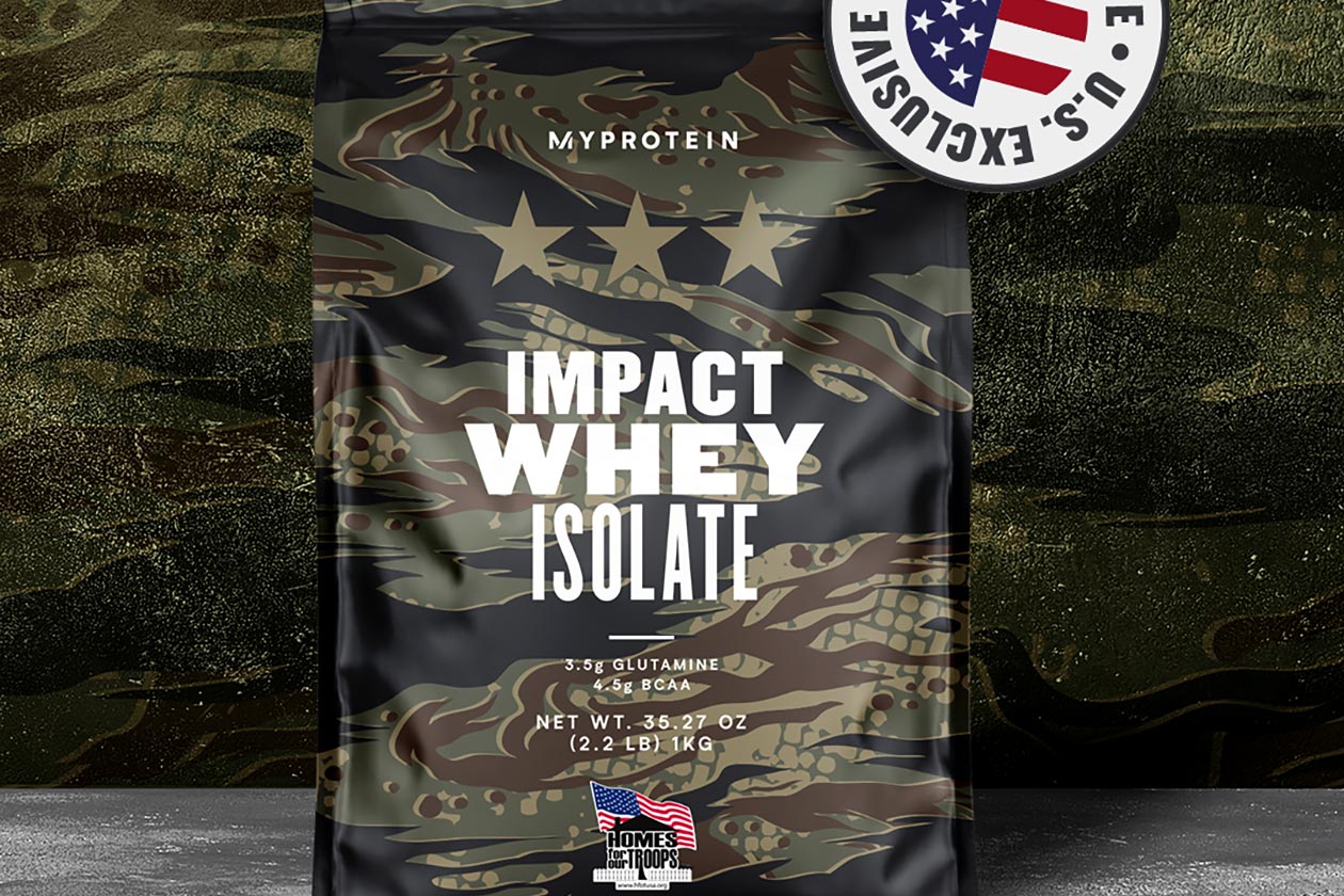 myprotein veterans day impact whey isolate