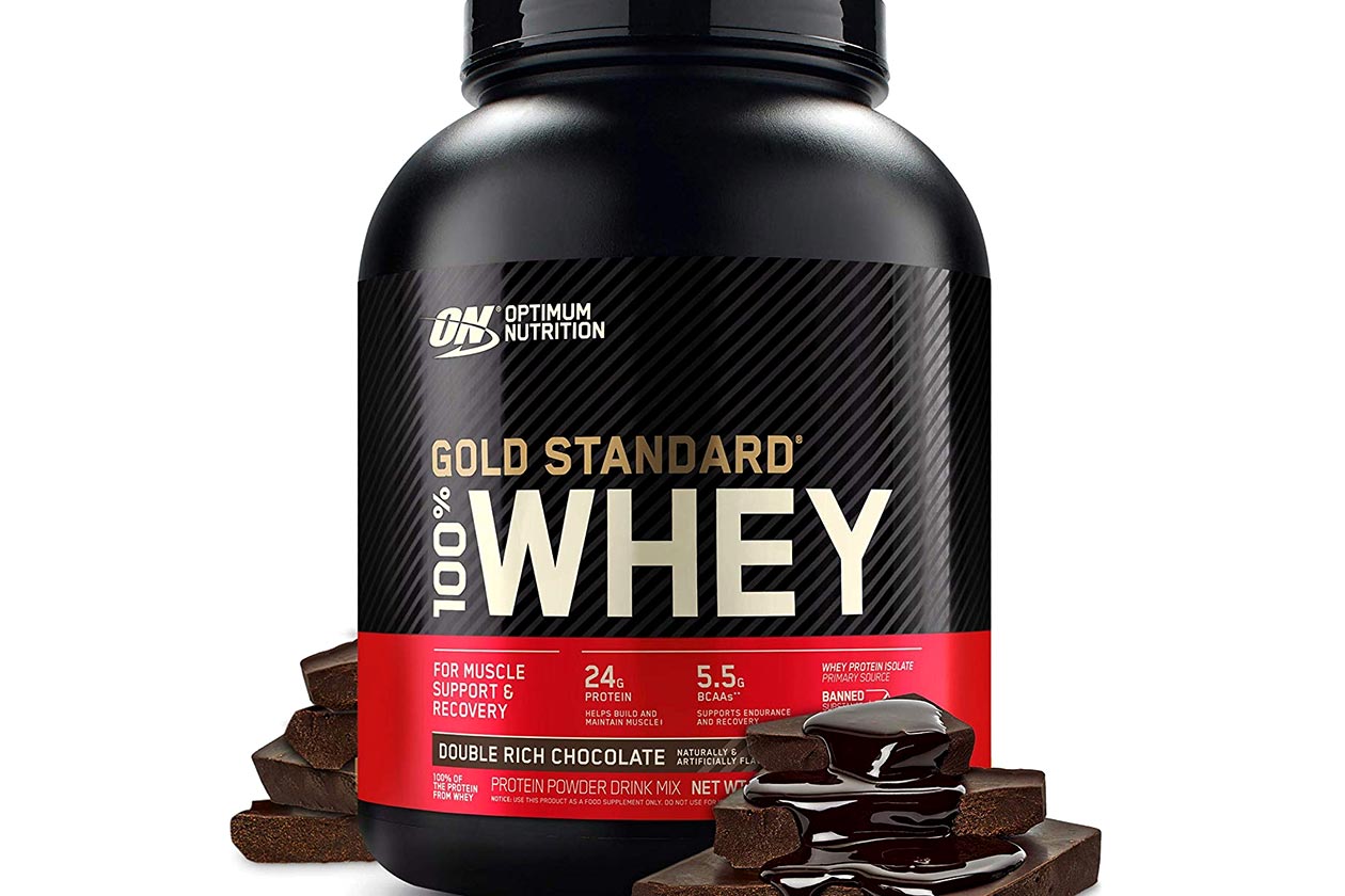 optimum nutrition new gold standard whey branding