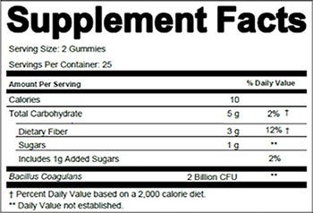 optimum nutrition probiotic gummies