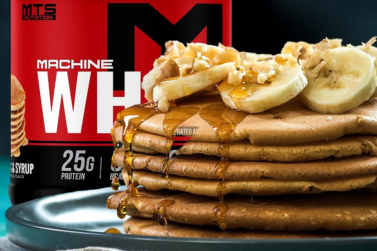 pancakes and syrup machine whey