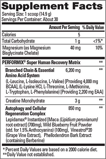 performix superhuman recovery