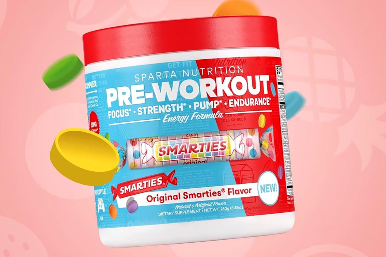 sparta nutrition smarties pre-workout